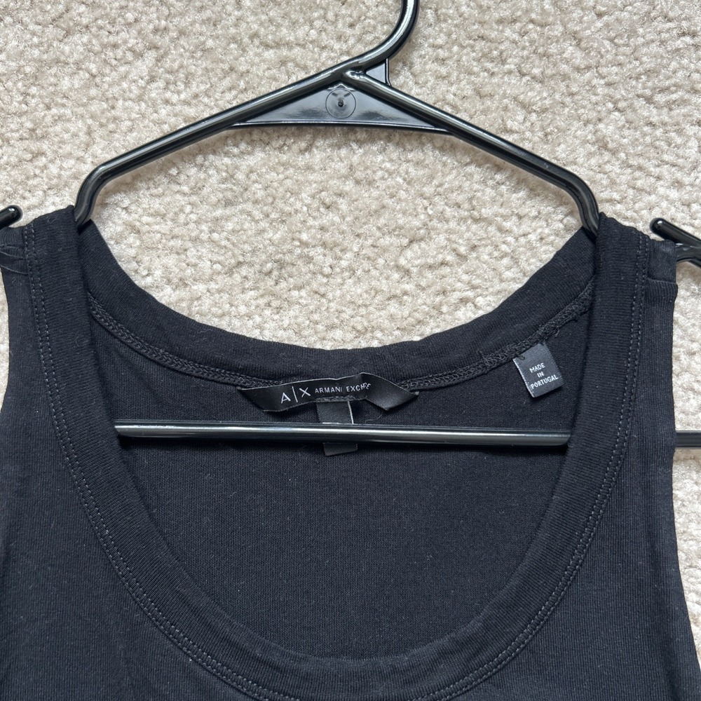 🖤 Armani Exchange Black Midi Dress – Fit & Flare Tank Style (Size S) 🖤 - Picture 6 of 10
